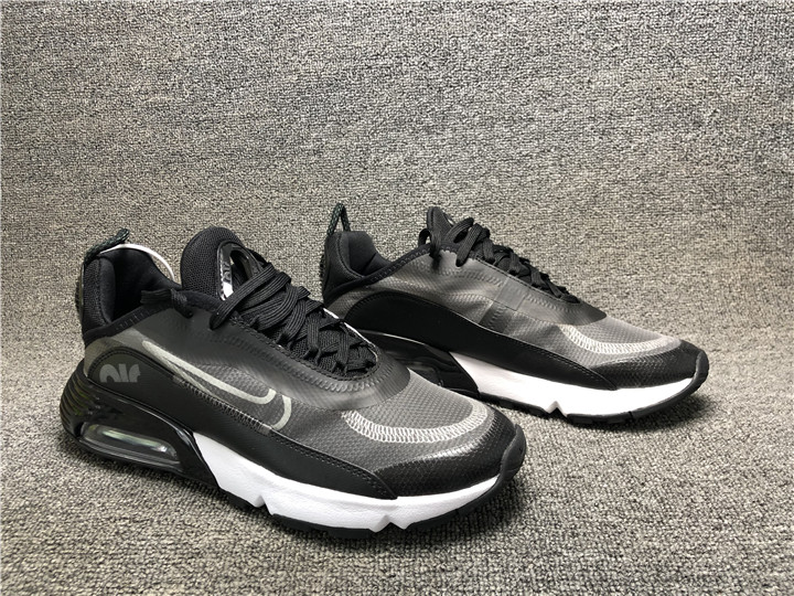 Women Nike Air Max 2090 Black White Shoes - Click Image to Close